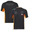 F1 Formula One McLarens T-shirt a maniche corte tuta da squadra 2023 tuta da corsa fan girocollo personalizzata taglie forti