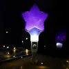 Светодиодные светильники 10pcs Star Flash Light Stick красочная вечеринка светодиодная вокальная концертная концерт светящаяся сказочная палочка смешная игрушка детские подарки Рождество 230625