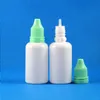 100 Set 1 OZ 30ml Contagocce in plastica Bottiglie BIANCHE Tappi a prova di manomissione Punte lunghe e sottili LDPE E Vapor Cig Liquid 30 mL Ceiqf