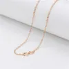 Chaînes S925 Collier En Argent Pour Femmes 14k Or Rose Doré Clavicule Fine Chaîne Croix Vague Boîte Lingot Trésor Melon Avec