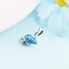 925 Sterling Silver Glow-in-the-dark Ermite Crabe Balancent Charme Perle Pour Européen Pandora Style Bijoux Charme Bracelets