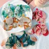Vintage klasyczny styl bohemii Dangle Kodek Romantyczne kolorowe przędza akcesoria kwiatowe dla kobiet modne biżuterię wykwintne kolczyki