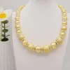 Necklace Earrings Set Fashion African Beads Dubai Gold Color Plated Bracelet Exquisite High Quality Jewelry For Women Banquet