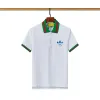 2023 Haft haftowa z krótkim rękawem bawełniana koszulka polo męska T-koszulka Koreańska moda ubrania Summer luksusowy mody męski koszulka Polo Męska odzież M-3xl