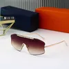 Vente en gros de lunettes de soleil New Box Glasses Lunettes de soleil One Piece Protection UV Femme