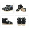 Sandals Ortoluckland Children Boys Orthopedic Black Walking Shoes for Kids Little Baby Adjustable Adorable Closed Toe Footwear 230626