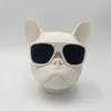 Portable Mini Dog Head Wireless Bluetooth Speaker Outlook Super Heavy Bass Colors High Audio Subwoofer Birthday Gift