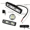 Faróis led 12-24 v 48 w 16 led luz de trabalho holofote à prova dwaterproof água para automóvel motocicleta caminhão barco trator reboque offroad luz de trabalho 15 cm brilhante