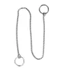 Halsbanden glad plat ontwerp slip ketting halsband zilveren choke roestvrij staal voor honden dierbenodigdheden