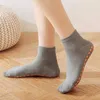 Socken Strumpfwaren 1 Paar Damen Yoga niedliche Elastizität Silikonsocken rutschfeste Bodensocken Baumwolle atmungsaktiv Sport Junge Mädchen Trampolinsocken für Babys