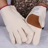 Gants de sécurité de travail en gros d'usine Gants en tissu pour la protection du soudage et la protection des mains