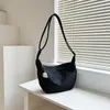 Bolsos de noche, bolso de hombro para mujer, bolsos multifunción simples sólidos, bandolera de gran capacidad para adolescentes