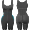 Kadın Şekillendiriciler Kadın Vücut Şekillendirici BuLifter Karın Kontrol Bel Shapewear Crotchless Fermuarlı Zayıflama Bodysuit Powernet Uyluk Slimme