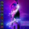 LED Light Sticks Disco Dance Whip Party Led Fiber Optic Dancing Whips Oplaadbaar Gloeiende zweep Sparkle flow toy Light up 360° Swivel Rave EDM 230625