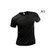 LL-012 Camiseta de hombre Traje de yoga Ropa de gimnasia Tops de verano Ejercicio Ropa deportiva Ropa deportiva Entrenador Correr Camisas de manga corta Secado rápido Transpirable Tamaño grande