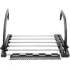 Hangers Balcony Drying Rack Slots Hanger Hanging Folding Clothes Stainless Steel Laundry Baby Foldable Clothing