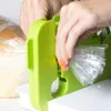 Bagklämmor Portable Sealer Kitchen Sealing Machine Hushåll Small Fixable Plastic Green 230626