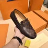 193Style loafer Italy Men's Dress Shoe Designer Damier Casual Driving Shoes Hockenheim Moccasin 1A5A3K RUBBER NUDS yttersula Slip-On Loafers For Man Storlek 38-46