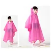 Waterproof Kids Raincoat Fashion Pullover foldable Outdoor Travel Rainwear Children Light weight Eva Rain Cover Child