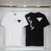 Moda T Shirts Mens Women Designers T-shirts Tees Man Casual Chest Triangle Letter Letter Luxurys Clothing Shorts Sleeve T-shirts CHD2306259