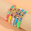 Charm Bracelets 2023 Fashion Colorful Soft Pottery Shell Daisy Set Bracelet Creative Blue Turquoise Beaded Palm Jewelry For Women