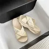 Slippers Women Platform Sandals Pumps Lady Casual Shoes PVC Rubber Sides 2023 Fashion Mules Slipper Comfortable Shoe For Female