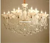 Lustres Decoração Moderna Lustre de Cristal Abajures Vidro K9 Lustres De Sala Moderno Sala De Jantar Chandlier Luz