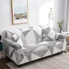 Stol täcker huskmor elastisk soffa för vardagsrum funda soffa soffskyddsskydd 1234Seater Geometric Slipcovers 230625