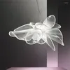 Pendant Lamps Lights 2023 Nordic Modern LED White Creative Decorative Fixtures For Living Room Dining Lighting Decoration