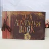 Notepads Handmade DIY Album Paste Vintage Tether Our Adventure Book Up Family Scrapbook P o SP403 230626