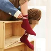 Women Socks Cotton Loose Striped Crew Colorful Harajuku Designer Retro 2023 Year Christmas Fashion Gifts Solid