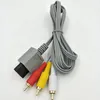 500 stücke 1,8 m Audio Video AV Kabel Spielkonsole Verbund 3 RCA Kabel Draht Wichtigsten 480p Für Nintendo wii Konsole