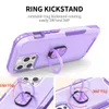 Luxe Plating Ring Houder Telefoon Gevallen Kickstand Cover voor iphone 14 13 11 12 pro max Ringen Case