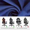 Housses de chaise 4 pièces Gaming avec accoudoir Spandex Splicover housse de siège de bureau pour ordinateur fauteuil protecteur cadeira gamer 230626