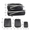 Borse portaoggetti Set da 3 pezzi Valigia impermeabile pieghevole da viaggio Nylon a compressione monostrato Bagagli grandi portatili