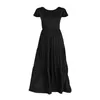 Casual Dresses Women's Summer Dress Sexy Loose Fit Round Neck Flying Sleeve Formal Bridesmaid Cocktail