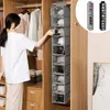 Bathroom Shelves Hat Rack Storage Pockets Hanging Organizer Baseball Cap Holder Toy Underwear Supplies 230625