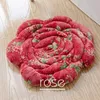 Cushion Decorative Pillow Japanese Style 53x53cm Round Shorthaired Rose Cushion Home Floor Chair Decor Pad Car Mat 230626