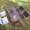 أثاث المخيم خفيف الوزن الخشب الخشب كرسي قابل للطي في الهواء الطلق حديقة زان الزان نزهة الشواء الترفيهية الفاخرة الفاخرة