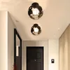 مصابيح السقف الرجعية Light Loft لغرفة نوم داخلية خمر المصباح الحديد دخول دخول ممر المنزل ممر E27 Nordic Style