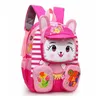 Backpacks 3D Kid School plecak dla dziewcząt chłopców królicze Tiger Tags School Torby