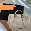 Große Kapazität Canvas-Strandtasche für Damen 2023 Vielseitige Pendler-Tragetaschen Mode-Schulter-Geldbörsen Designer-Damenhandtasche