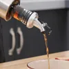 Ny 6st Oil Bottle Stopper Lock Plug-tätning Läcksäker munstycke Sprayer Liquor Dispenser Vin Pourer Kök Verktyg Oil Pour Spouts