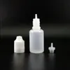 20ML Plastic Dropper Bottles With Double proof Child Safety Tamper Safe Caps and Nipples Vapor squeezable 100 Pieces Per Lot Ejadj