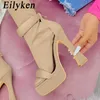 Summer Sandals New Thick Sole High Heels Women Fashion Platform Zipper Modern Pole Dancing Pumps Shoes 230511