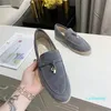 Lefu scarpe da donna in pelle di design di lusso pigro stile britannico fibbia in metallo neutro nappa casual retrò fondo piatto piede comodo