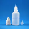 100 pçs/lote 30 ML de alta qualidade PEBD à prova de adulteração Frascos conta-gotas para ladrão seguro para vapor Squeeze mamilo fino Swrmq