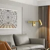 Wall Lamp 2023 El Project Good Quality Popuar Bedside LED Flexible Turnable Gold Black Copper Solid Brass Reading Light