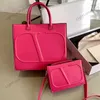 7A Trend Twee-in-één V Handtas Mode Multifunctionele Schouder Crossbody Tas Ontwerper Grote Capaciteit Boodschappentas Luxe All-match Klassieke Vrouwelijke Portemonnees 230626