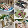 2023 Tennis 1977 Canvas Casual Shoes Luxurys Designers Womens Shoe Green And Red Web Stripe Rubber Sole Stretch Cotton Low Top Mens Sneakers